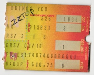 Zz Top Ticket | eBay