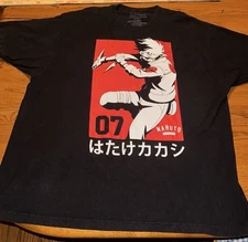 Original RARE 2007- NARUTO Shippuden Collection T-shirt Anime Graphic 3XL XXXL