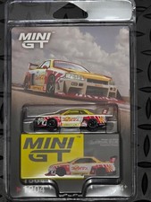 Super Silhouette Nissan Skyline GT-R R34 Mini GT 1/64 [Age 13+]