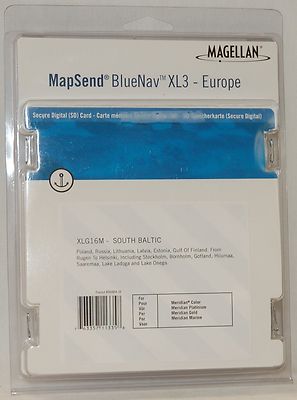 NEW Magellan MapSend BlueNav Europe Maps XL3 SOUTH BALTIC SD Card Meridian Gold