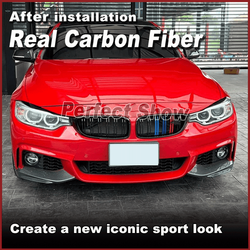 Carbon Front Spoiler Ecken Splitter Flaps für BMW F32 F33 F36 435i M Paket 14-17 - Picture 3 of 11