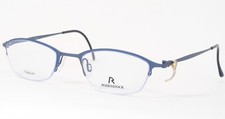 Vintage RODENSTOCK R4328 D Matte Blue UNIQUE RARE TITANIUM EYEGLASSES 49-20-140