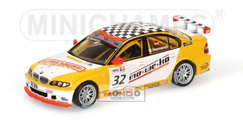 1:43 Minichamps Bmw 320I Hennerici Winner Wtcc 2005 400052432 Diecast Model