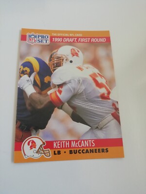 Keith McCants Tampa Bay Buccaneers Pick your Card NFL Trading Card