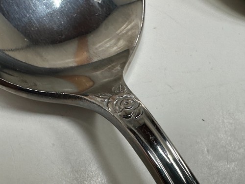 Versailles by MSI Japan Stainless Table Serving Spoons Flatware NOS Box Vintage - Picture 4 of 24