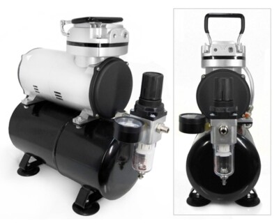 1/6 HP Portable Air Compressor 3L Tank Piston Type 220-240V 50HZ 110-120V 60HZ