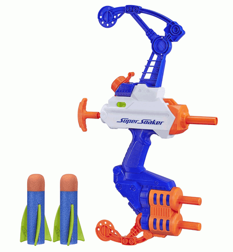 Super Soaker TIDAL TORPEDO BOW ARROW Shoots Water/Missiles Archery Blaster NEW - Picture 5 of 6