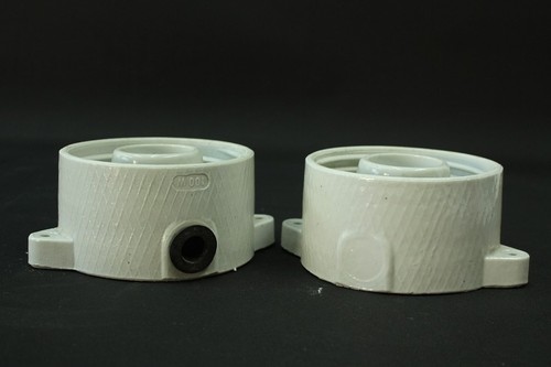 Viejo Lámpara de Bodega Ópalo Portalámparas Bauhaus Pantalla Desván Art Deco - Picture 23 of 90