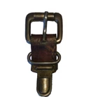 Handmade Leather Replacement Push Lock Leather Bags 1.25 Inch Buckle