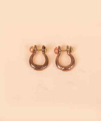 Isha Life Adiyogi Copper Earring For Men Women