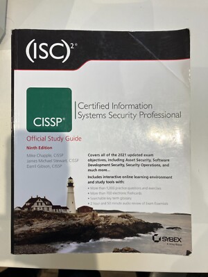 ISC2 CISSP Official Study Guide 9th Edition - Chapple, Stewart & Gibson 