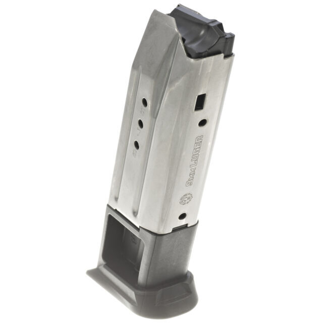 Ruger 90514 American Pistol 10rd Magazine - Fits Ruger American 9mm Luger Nickel Finish