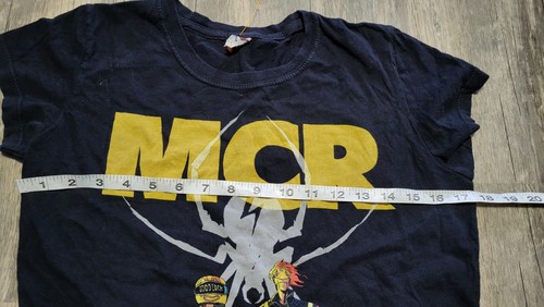 Camiseta MCR My Chemical Romance Band Emo Punk Rock Música Gráfica Camiseta Juniors XL - Imagen 5 de 6