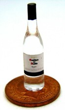 Dolls House Casitlers De Diablo Wine Label On A Glass Bottle 1:12 Scale tumdee