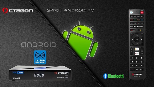 Octagon SPIRIT 4K UHD HDR10+ Dual WiFi LAN Bluetooth HDMI Android 9 IP Receiver - Picture 7 of 7
