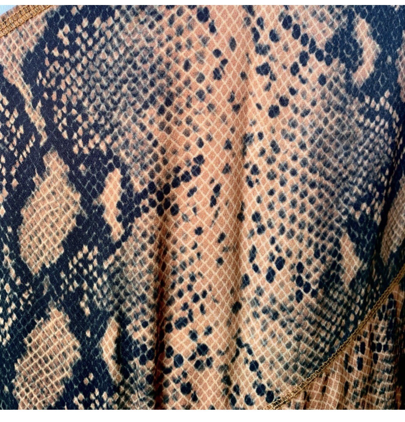 MANNING CARTELL Copper Python Splice Dress Asymme… - image 9