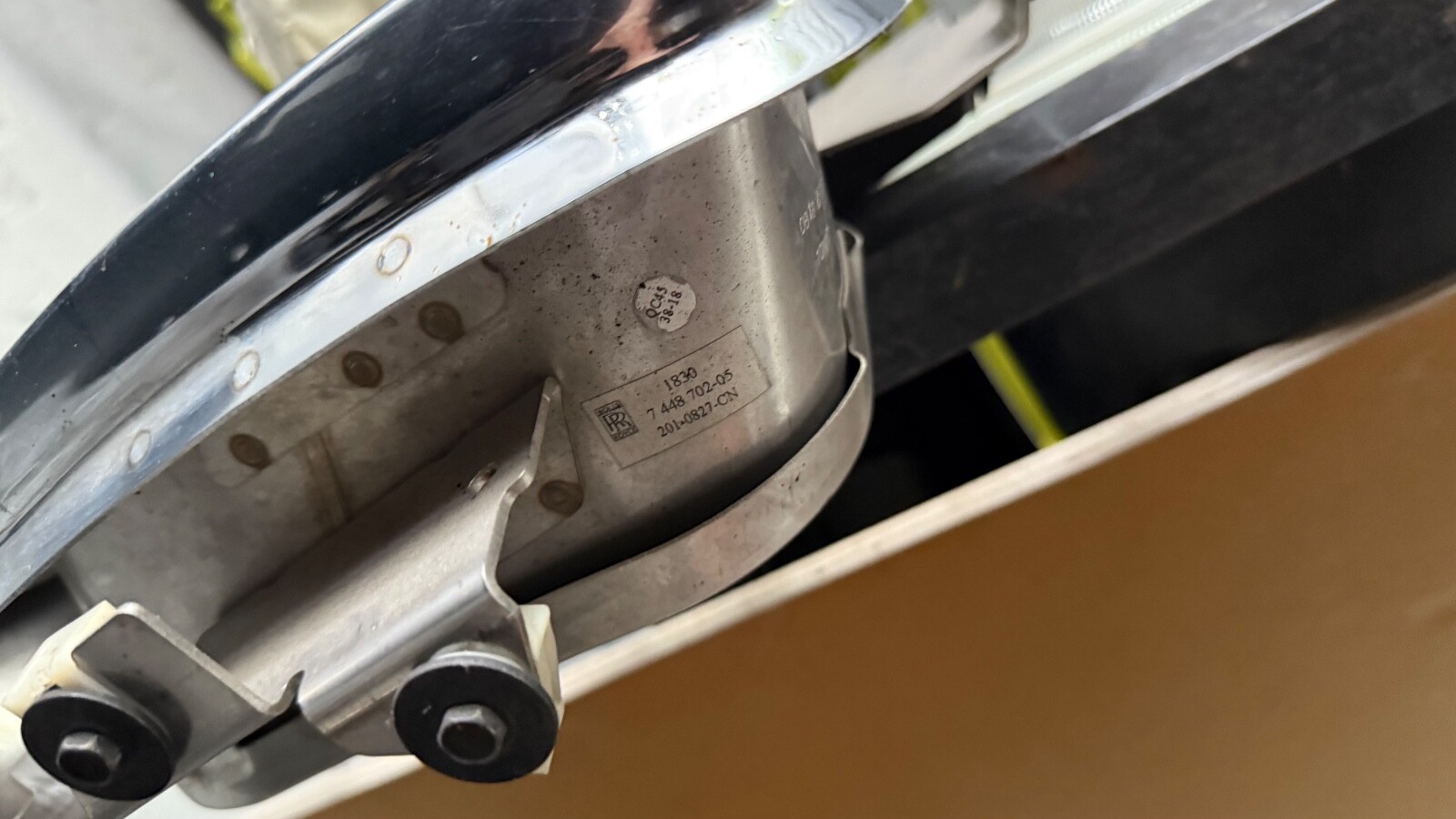 Rolls Royce Cullinan Rear Left & Right Chrome Exhaust Tips Pair 2019 - 2023 OEM