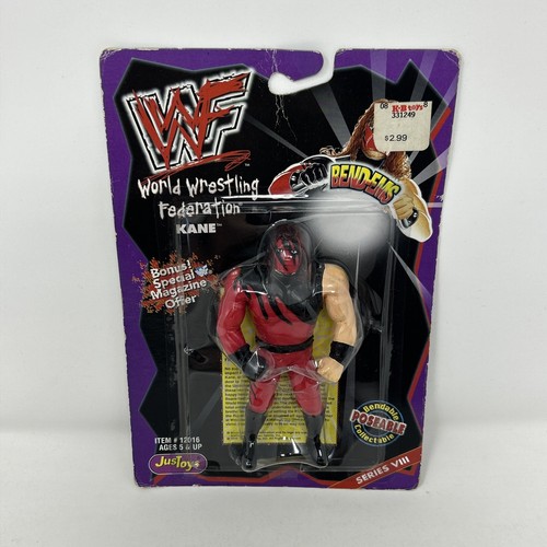 1996 WWE Just Toys Kane Bend-ems Wrestling Figure ...