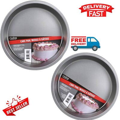 Cake Pans, Set of 2 Cooking Concepts Round Cake Pans 8'' inch Baking, Cakes etc