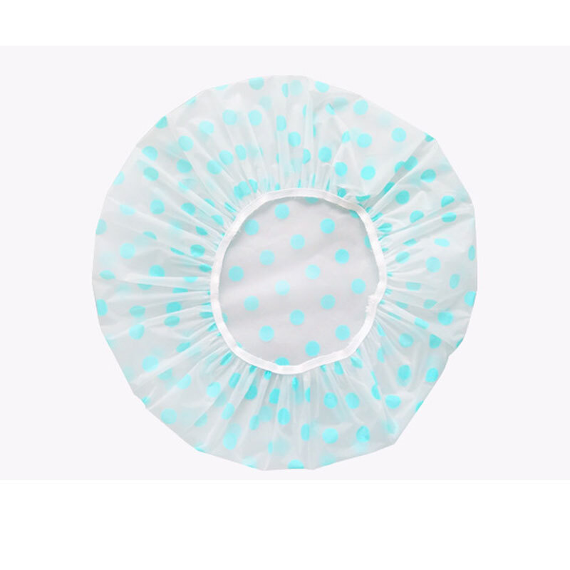 Impermeable Ducha Tapa Espesar Elástico Baño Sombrero para Mujer Cabello S