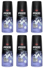 AXE Body Spray EPIC SKY 48H Light & Fresh Aluminum Free Deodorant Spray Men 6 PK