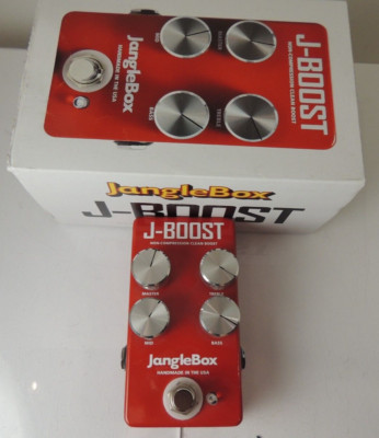 Janglebox J-Boost Non-Compression Clean Boost Booster Effects Pedal w/Box