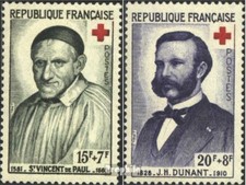 France 1224-1225 (édition complète) neuf 1959 Croix-Rouge