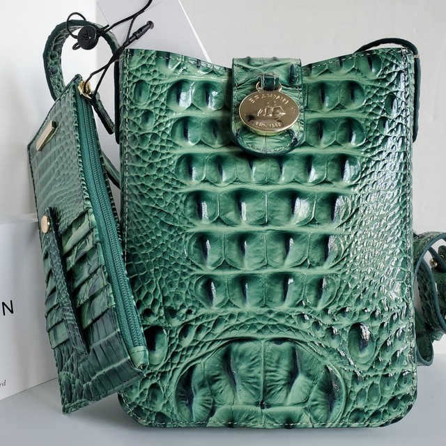 green brahmin purse