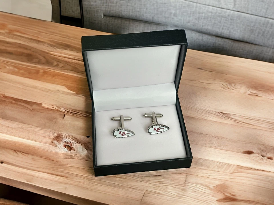 Gemelos, clip de corbata o juego completo de los Kansas City Chiefs Foto 2 de 4