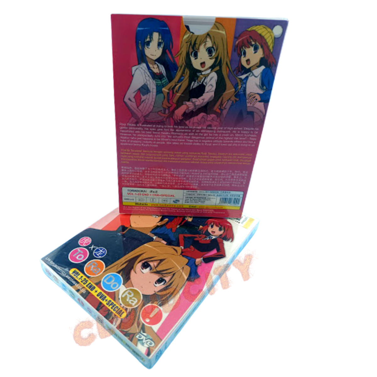 TORADORA Anime DVD Episode 1 – 25 End + 2 OVA English Dub - Movie Original