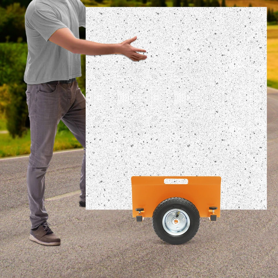 Panel Dolly Schwerlast Platten Dolly verstellbar Trockenbau Mover mit 8" Rädern - Bild 3 von 4