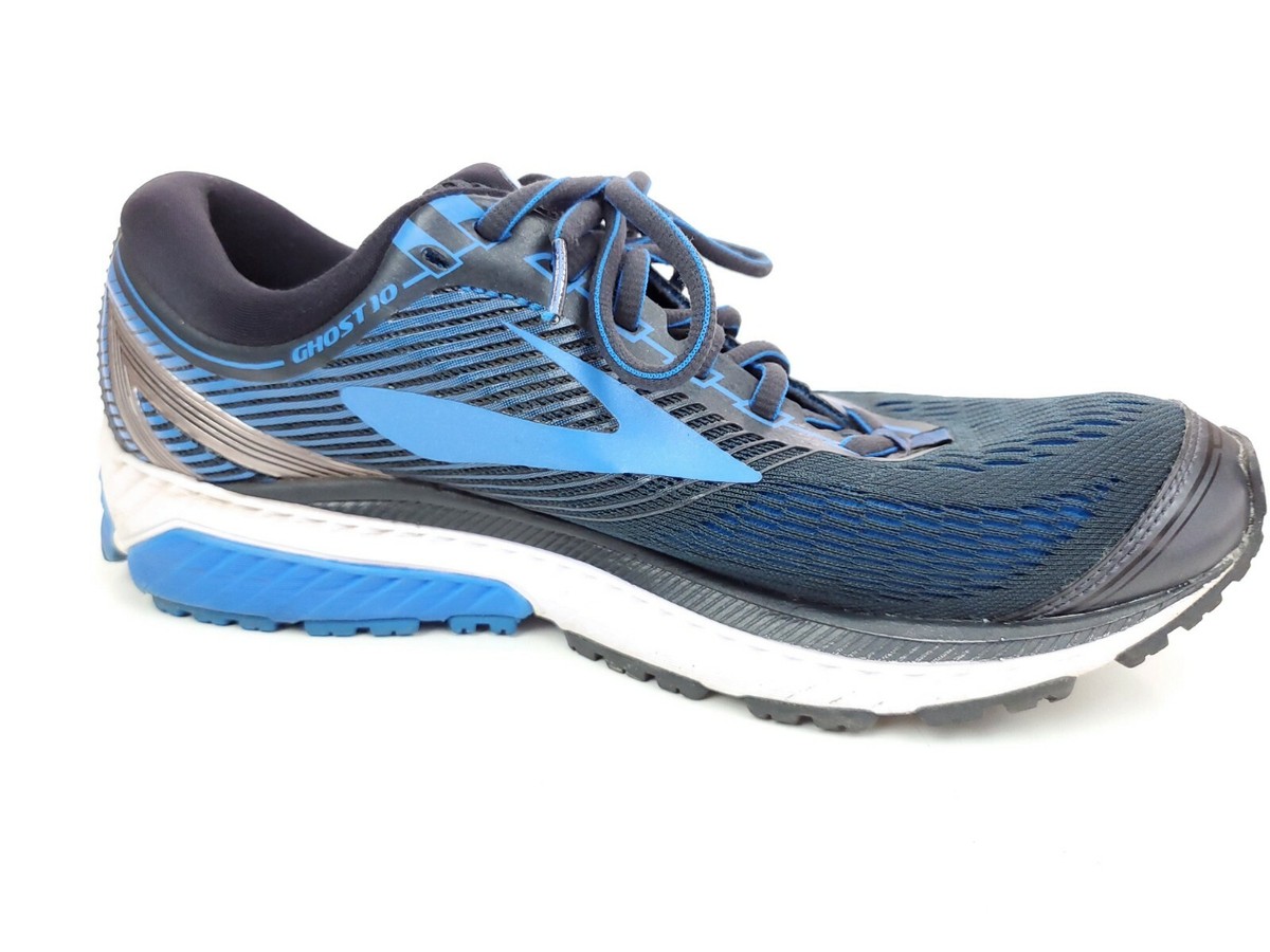 Brooks Mens Ghost 10 DNA Athletic Running Shoes Blue Black  display picture 3