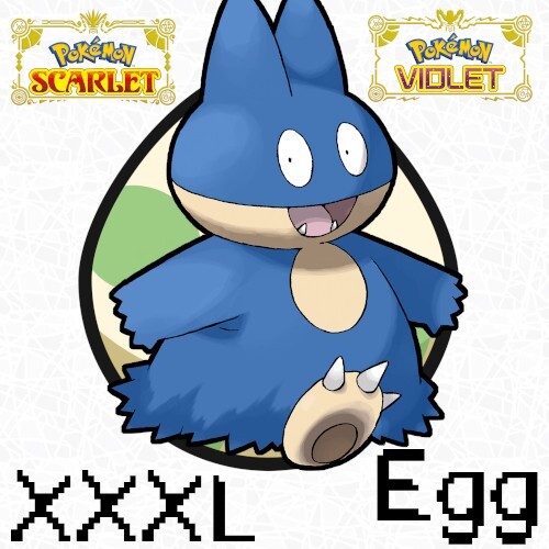 Munchlax XXXL Shiny Egg Lv. 1 6IV Jumbo Mark Adamant Pokemon