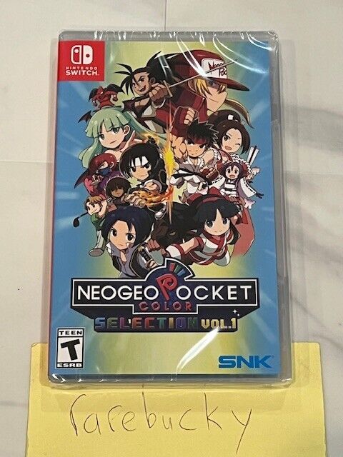 Neo Geo Pocket Color Selection Vol. 1 (Switch) NEW SEALED Neo Geo Pocket Color Selection Vol. 1 (Switch) NEW SEALED