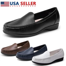 DREAM PAIRS Women's Loafers Slip On Casual Lightweight Business Work Flats Shoes