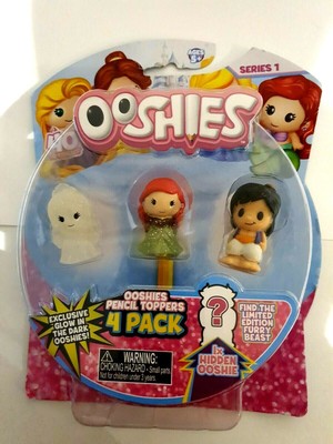 OOSHIES PENCIL TOPPERS 4 PACK - DISNEY 