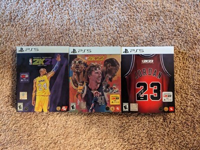 NBA 2K PS5 Video Game Lot (2K21 Mamba, 2K22 75th Ann., 2K23 Championship)