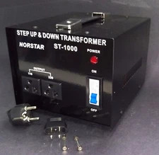 1000 watt Step Up Step Down Voltage Transformer Converter With Fuse Protection 