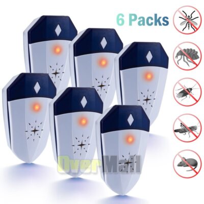Pest Reject Ultrasonic Repeller Home Bed Bug Mites Spider Mosquitoes Defender US