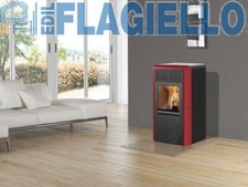 Stufa a Pellet Aria Canalizzata Italiana Camini POINT Plus 8kw