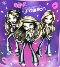 Bratz Fleece Throw 50" x 60" Blanket, Purple
