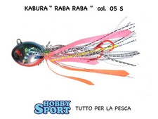KABURA JIG RABA RABA 10-05 S BLUE SILVER- 30 GR - ORIGINALE PESCA MARE BARCA