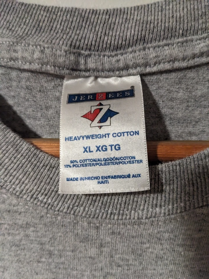 Camiseta De Colección Y2K Iowa Hawkeye Fútbol Universitario Gris X-Grande Foto 3 de 4