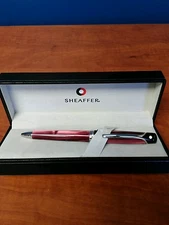 Sheaffer Valor Polished Burgundy Ballpoint Pen ITALIAN MADE