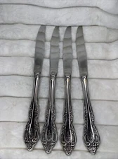 Oneida Community Stainless Flatware  ~ BRAHMS  ~  Dinner Knives  Set of 4