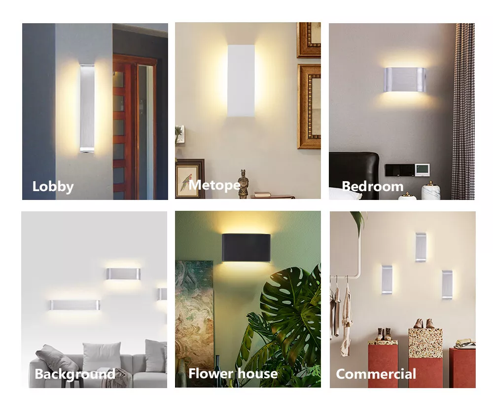 6 12 18 24W LED Wall Light Indoor Wall Sconce Up Down Lighting