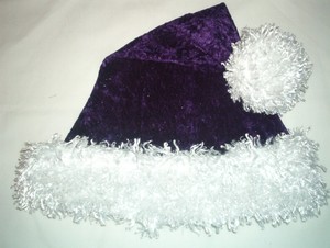 purple santa hat