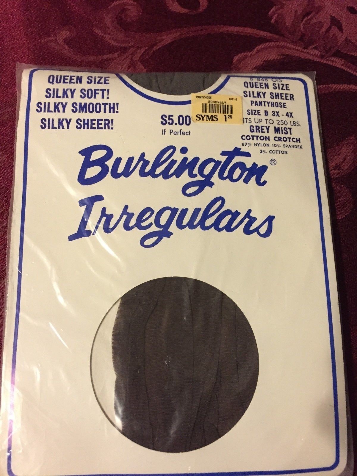 burlington vintage pantyhose Gem