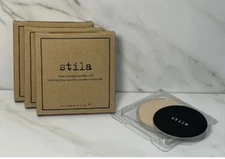 3 Stila Sheer Pressed Powder Refill - Medium - 0.31oz Italy NIB