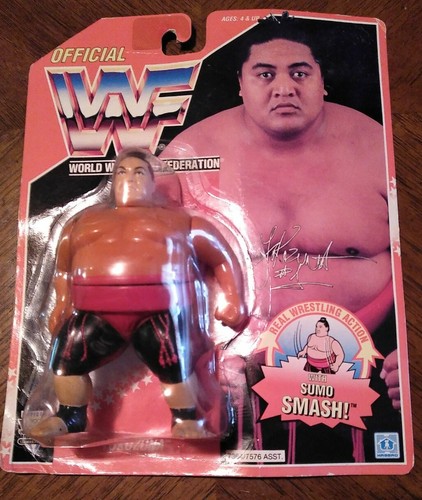1993- Series 8 - Red Card - Hasbro - WWF Yokozuna....
